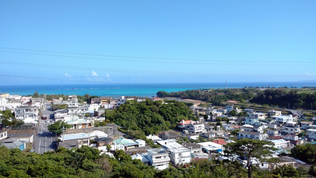 辺野古大橋からの集落